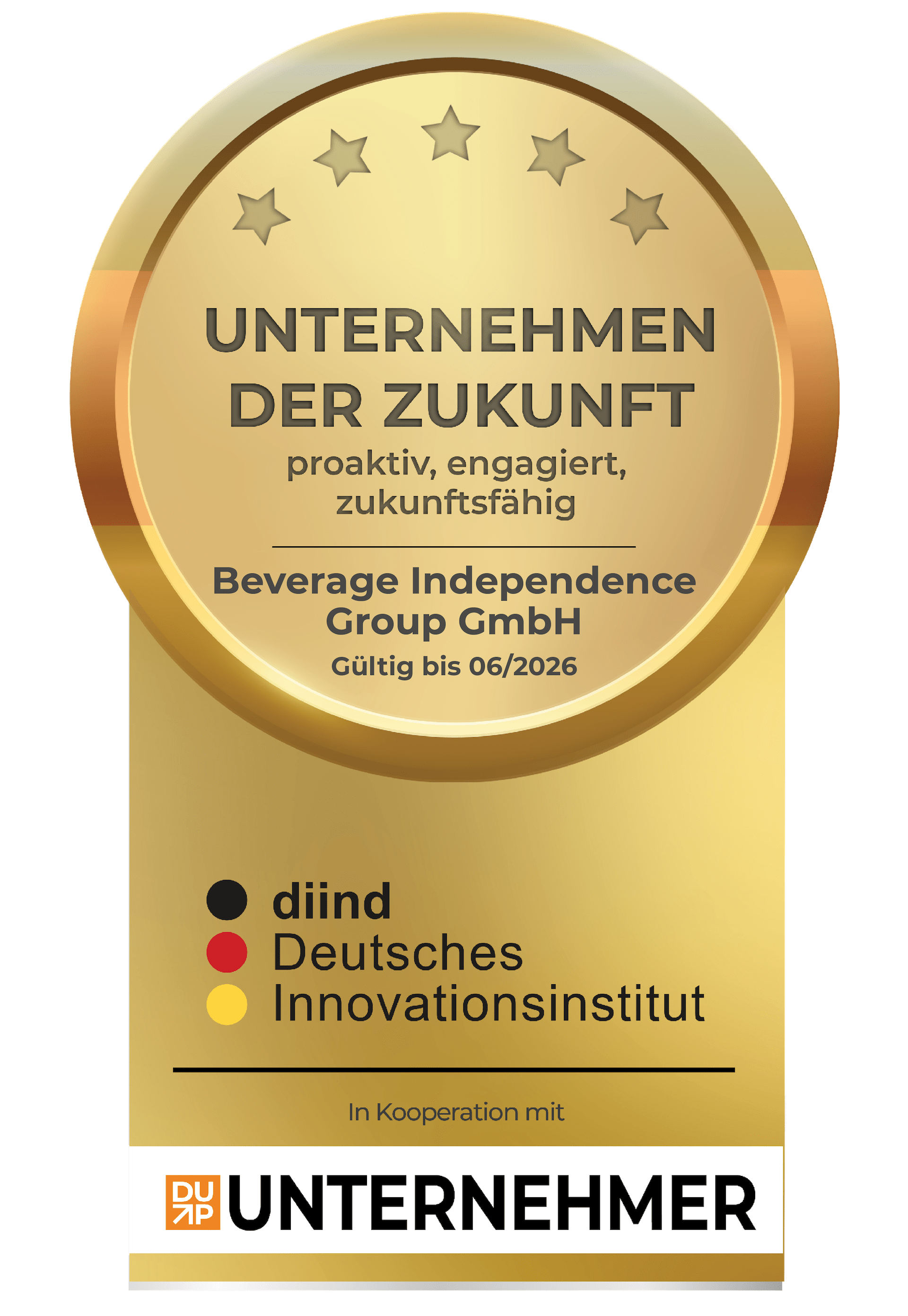 Siegel_Beverage Independence Group GmbH